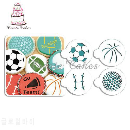 Large Sports Ball Cookie Stencils, Cookie Stencil,Stencil for cake decorating,Free shipping stencil
