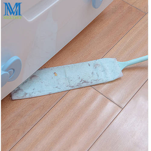 Practical Household Dust Cleaning Brush with 10 Pcs Non-woven Cleaning Cloth Long Handle Dust Gap Brush for Home Cleaning Tool