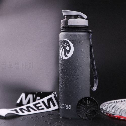 ZORRI Bottle For Water Shaker Protein Sports Water Bottle Tourism And Camping Outdoor Cycling Leak Proof Health Water+Bottles