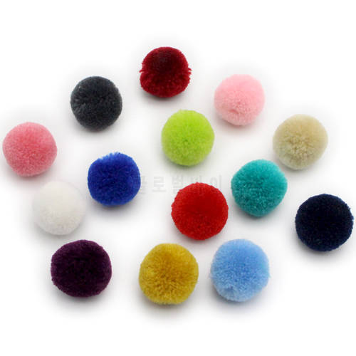 24pcs/lot 20mm waxberry Pompom Fur Ball Plush Ball Handmade Diy Materia Handmade Hair Ball K0501