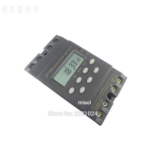 10pcs/lot 220V Timer Switch Timer Controller LCD display,program/programmable timer switch 25A amps