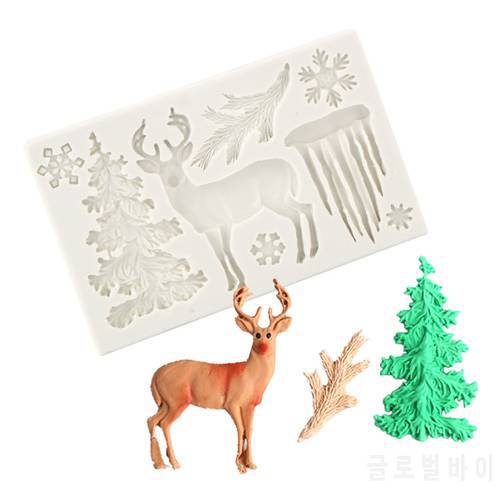 christmas deer Set of snowman Reinde cookie cutters cooking tools fondant DIY cake chocolate baking decoration candy Resin craft