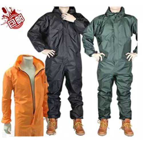 Fashion rain coat suit Waterproof and oil proof/dust proof/spray/spray paint/ motorcycle/even cap/Conjoined raincoat