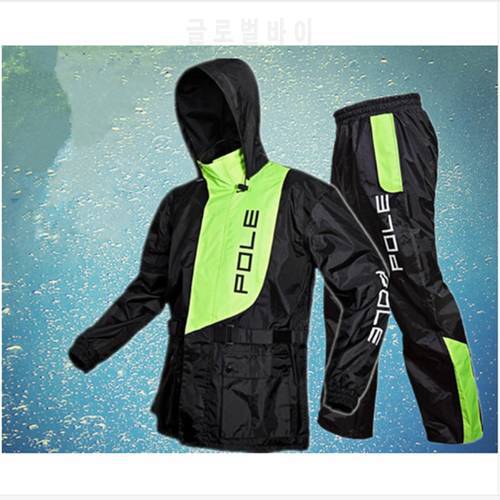 Fashion Raincoat Men Motorcycle Raincoat Suit Waterproof Rainwear Women Rain Jacket Poncho Rain Coat Outdoor Sport Suit Coat