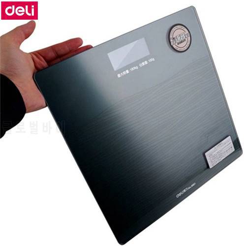 Deli 8881 voice broadcast Electronic health scale weight scale KG/LB/ST 3 units 5-180kg LED backlight screen Auto power on