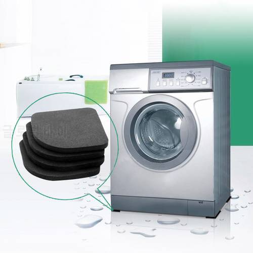 High Quality 4pcs Washing machine shock pads Non-slip mats Refrigerator Anti-vibration pad Quality Bathroom Accessories