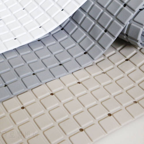 70 * 40cm PVC Bathtub Anti-Skid Bath Mat With Suction Cup Japanese-Style Bathroom Mat Bathroom Shower Shatter-Resistant Pad