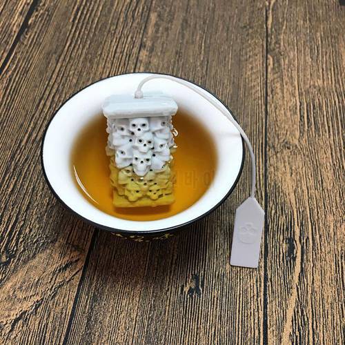 1PC Creative Silicone Tea Infuser Strainer Leaf Spice Herbal Teapot Reusable Mesh Filter Home Kitchen Accessories