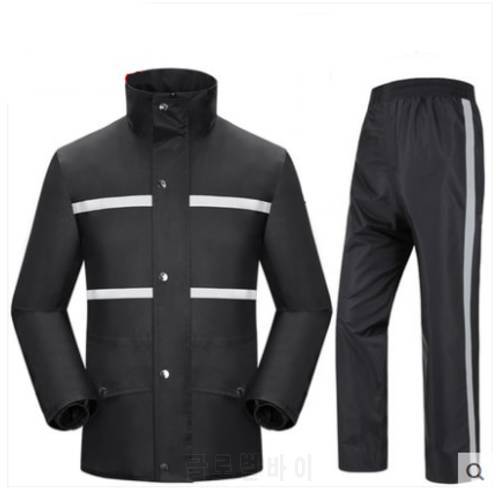 Plus Size Men Women Motorcycle Outdoor Rain Coat Pants Suits Waterproof raincoat Fishing rain coat women clothing sets