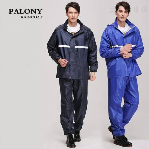 PALONY Waterproof Rainproof Rain Jacket Women & Men&39s Suit Hood Raincoat for Motorcycle Raincoat Outdoors Camping Fishing