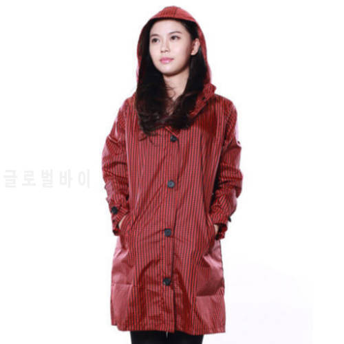 Fashion Ladies Long Japan Raincoat Trench burbe rry_Women Outdoor Rain Jacket Thin Portable Windproof capa de chuva FreeShipping