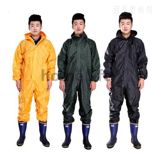 Fashion motorcycle raincoat Waterproof and oil proof/dust proof /Conjoined raincoat/overalls fission rain suit rain coat