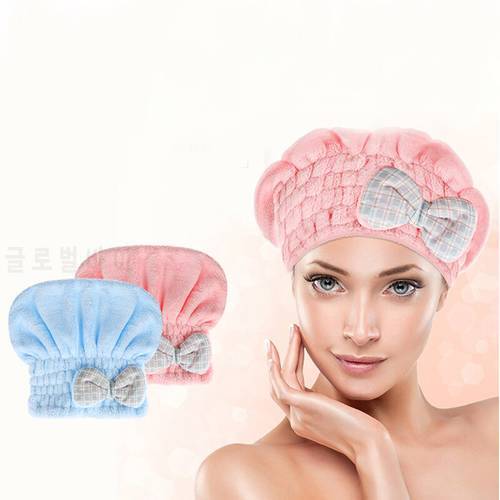 Fashion Elastic shower cap fast drying bath cap absorbent dry hair cap 21*16.5cm