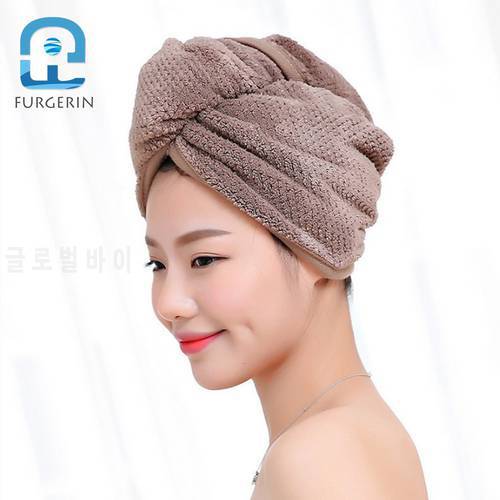 FURGERIN Hair Cap Dryer shower cap towels Absorbent Caps for Women Soft Bath Hat hair bonnet for sleeping Hot Tub Accessories
