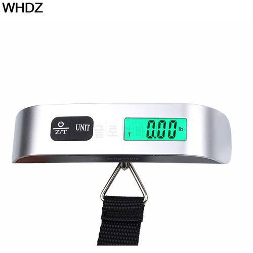 Durable 50kg Backlight Digital Weighing Hook Scale For Baggage Suitcase Bag Weight Electronic Hand Held Hook Scales