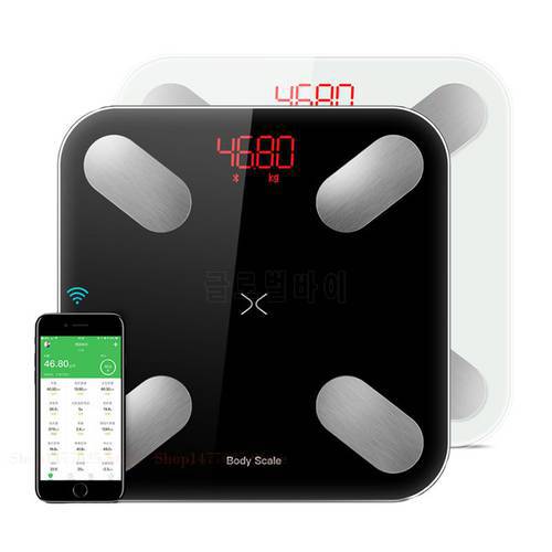 2019 Hot Digital Bathroom Weight Scale Body Fat Electronic Floor Scales Household Human Weighing Scale Bluetooth Weegschaal