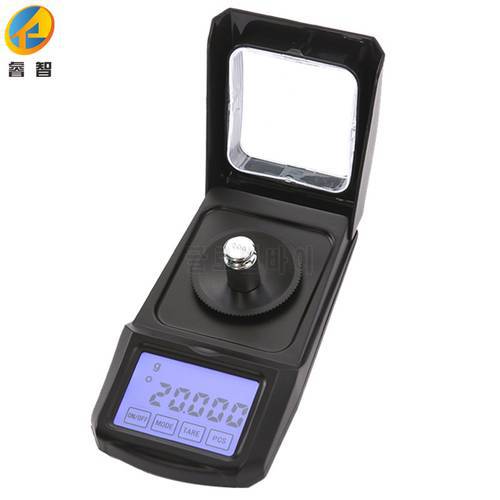 20g / 0.001g Touchscreen High Precision Mini Pocket Electronic Scales Gram Jewelry Diamond Electronic Balance Digital Bezmen
