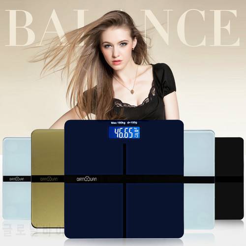 Hot Smart Bathroom Body Weight Scale Digital Electronic Floor Scales Household Tempered Glass LCD Display Weighing Mi Scale