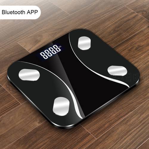 2019 Hot Smart Bathroom Weight Scale Floor Electronic Body Fat Scale Digital Human Weight Mi Body Composition Scale Bluetooth
