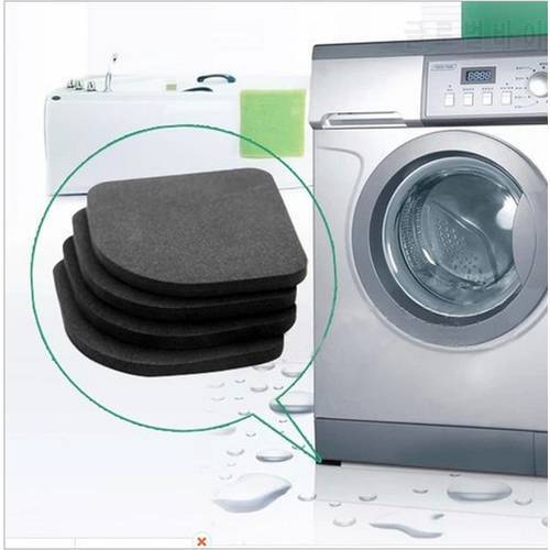1Set Multifunctional Refrigerator Anti-vibration Pad Mat For Washing Machine Shock Pads Non-slip Mats Set Bathroom Accessories