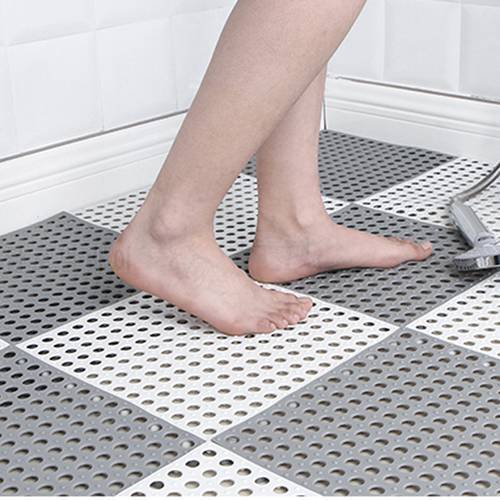 30x30cm 1pcs Bathroom Carpet Plastic Bath Anti Slip Mat Household Bathroom Shower Mats Toilet Mats Washing Machine Pad