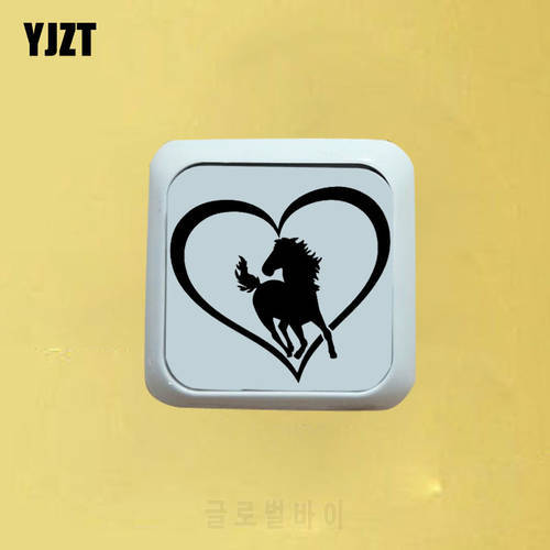 Lovely Horse Wall Decal Decor Animal Switch Sticker Vinyl 8SS-0092