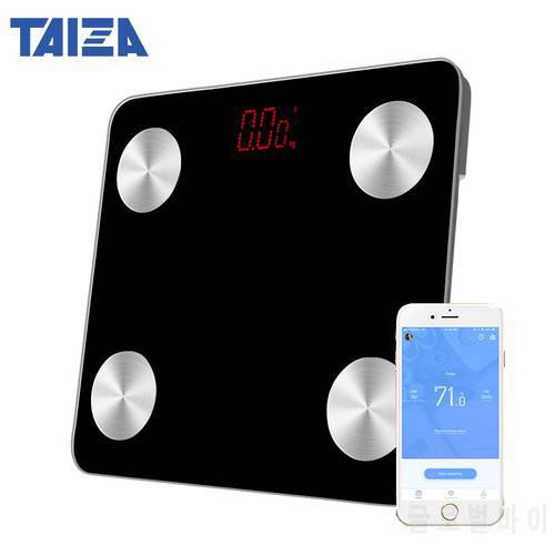New Digital Smart Bathroom Weight mi Scales Floor Body Fat Weighing Scale Electronic Balance Bluetooth LED Home bmi Fat Scale