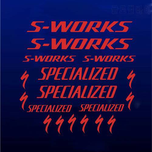 New S-works Bicycle Frame Stickers Specialize Road bike Mountain Bike MTB DH XC Cycling Rack Decal Vinyl Sticker Racing Bike DIY