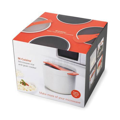 M-Cuisine Microwave Rice Cooker Microwave Rice Steamer Bowl Cooker Tools Kitchen Utensils