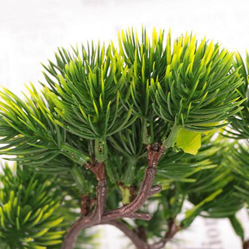 38*28cm Artificial Cypress Leaf Pine Branch Home Simulation Green Plant Cabinet Balcony Garden Decoration Fake Pine Needle