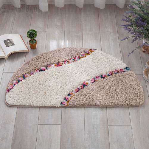 40*60 50*80cm Bathroom Mats Water Absorption Flower Bath Carpet For Home Decor Soft Rugs Floor Pads Living Room Kitchen Doormat