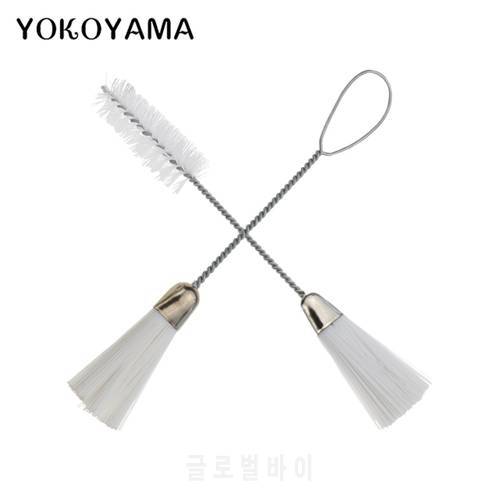 YOKOYAMA Double Ended Sewing Machine Cleaning Brush White Coloe Multi-Functional Tools Brush Dust Cleaning Brush Sewing Supplies