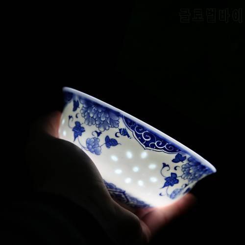 2020 Fashion Bone China Dinnerware Ceramic Bowl Tableware Porcelain Rice Bowls Soup Bowl Dessert Lucky Ruyi Pattern Exquisite