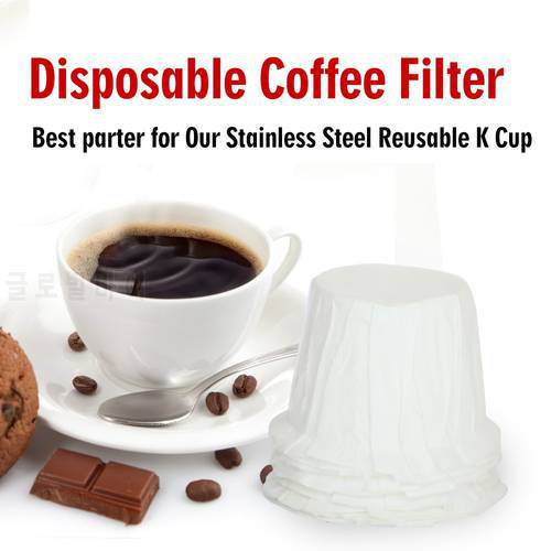 Disposable Paper Filters Cups K-Cup 2.0 & 1.0 Fit For Keurig Coffee Machine Refillable Coffee Capsule K Cup Baskets