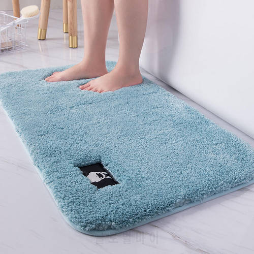 High quality Microfiber bathroom absorbent floor mat,Toilet anti-slip carpet,Bedroom soft towel rug.Super absorbent blanket.