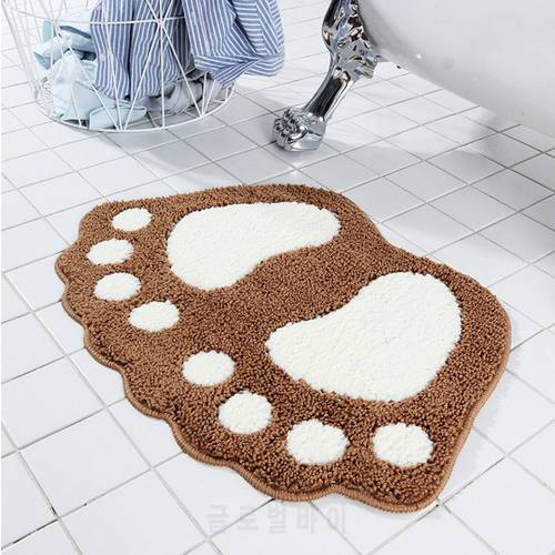 Foot Bathroom Mat Toilet Carpet Bathroom Rug Bath Mats Non Slip Doormat