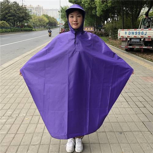 Bicycle waterproof raincoat bicycle poncho 5 colors waterproof cap extension riding raincoat