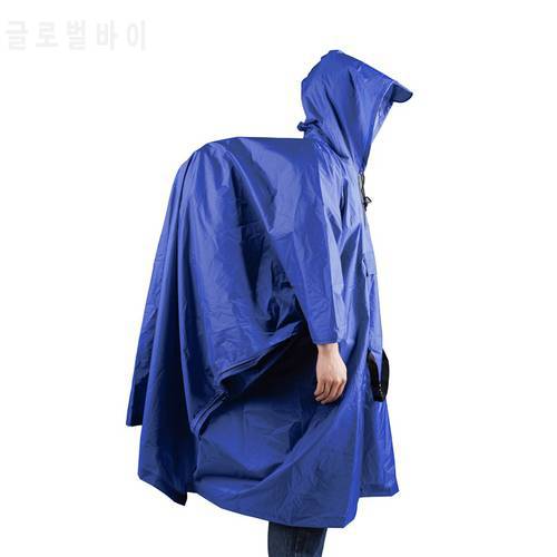 Rain Coat Poncho rainwear Raincoat for Women & Men Rain Jacket Impermeable Cover Nylon Ground Sheet Backpack Cover Large Size