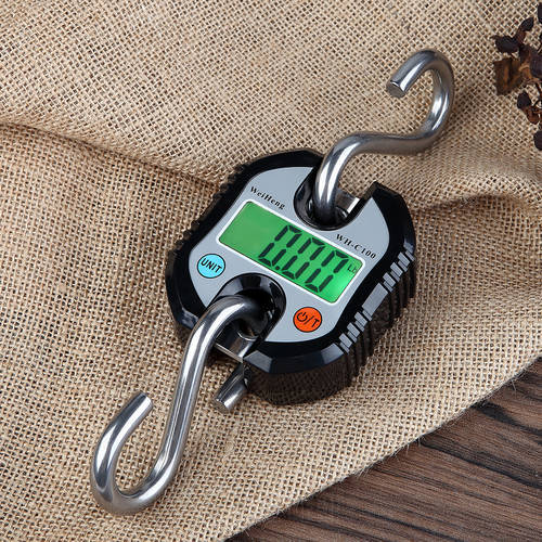 Mini Portable Electronic Scale Digital Scale Zero Tracking Tare Function 150kg Double-range Digital Hanging Scale
