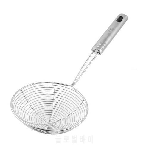 1Pcs Brand Kitchen Cooking Tool Small Skimmer Mesh Deep Fryer Oil Stainless Steel Frying Scoop Multifunctional Filter Colander