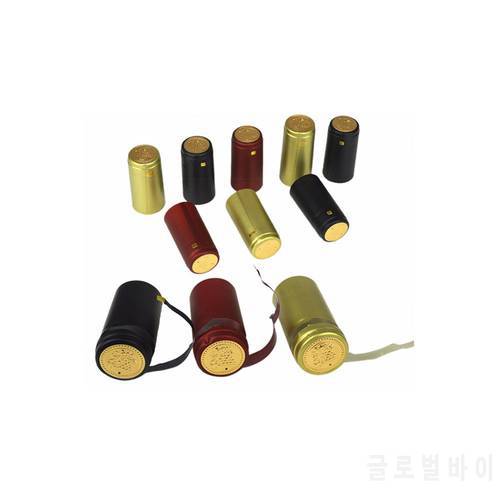200pcs Pvc Heat Shrink Cap Home Brewing Wine Seal Cover Import Row Material Red Wine Bottle Seal Bar DIY Accessories