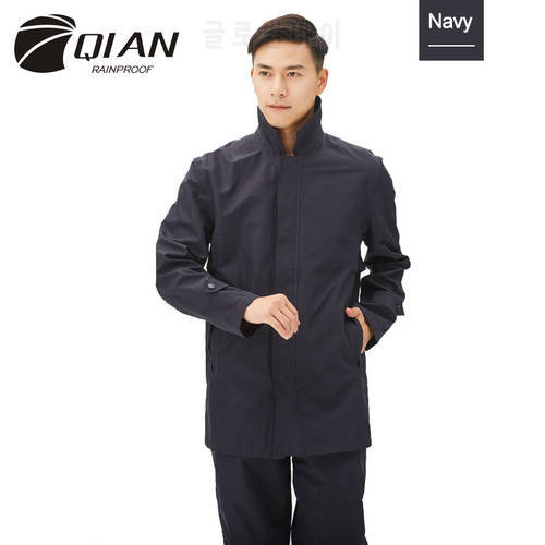 QIAN RAINPROOF Impermeable Waterproof Rain Jacket Outdoor Raincoat Woman/Man Hiking Camping Rain Coat Rainwear Rain Gear