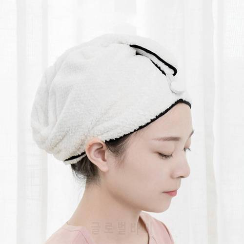 HobbyLane Women Towel Wrap Bathing Dry Hair Microfiber Bath Towel Hat Absorbent Quick Drying Shower Cap