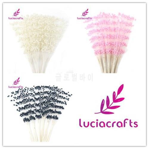Approx 4-5mm pink/white pearl sticks decorate wedding bouquet cakes accessory 60pcs/Lot C0612