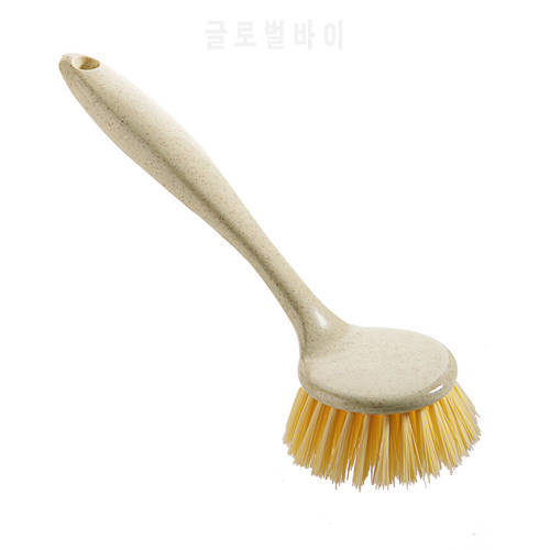 Kitchen long handle cleaning brush household Plastic washing pot bowl brush can be hanging sink stove cleaning brush ZP7301357