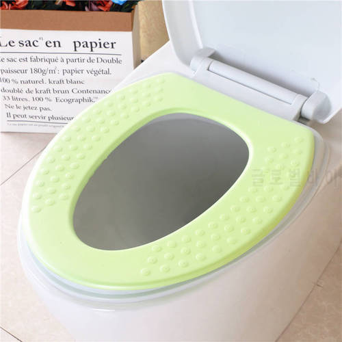 EVA Quick-Drying Toilet Seat Waterproof Toilet Seat Home Hotel WC Seat Pad Four Seasons WC Cushion Thicken Toilet Seat Ring