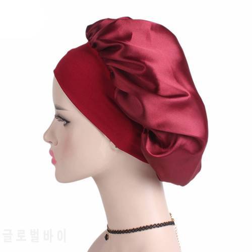 New Sleeping Hat Night Sleep Cap Hair Care Bonnet Nightcap For Women Men 8 Style