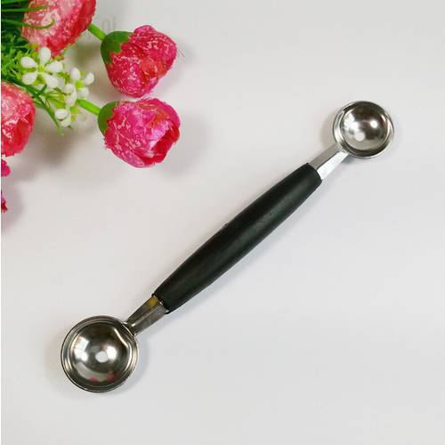 Stainless Steel Double Head Fruit Digging Spoon Fruit Watermelon Digging Ball Machine