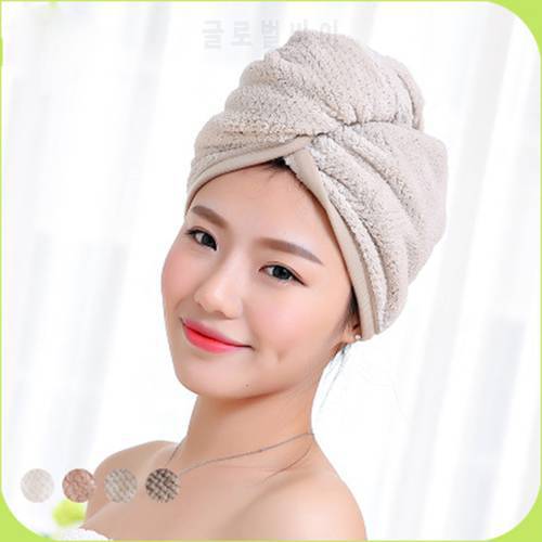 Girl&39s Hair Drying Hat Quick-dry Hair Towel Cap Hat Bath Hat Microfiber Solid Towel Cap Super Absorption Turban Hair Dry Cap