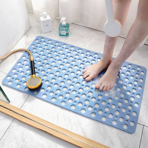 Shower Bath Mat Environmental Protection Tasteless TPE Toilet Household Bathtub Bathroom Hollow Hydrophobic Thicken AntiSlip Pad
